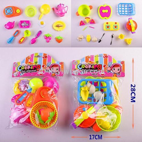 Play House Children‘s Kitchen Toys Boys and Girls Play House Cooking Toys Set