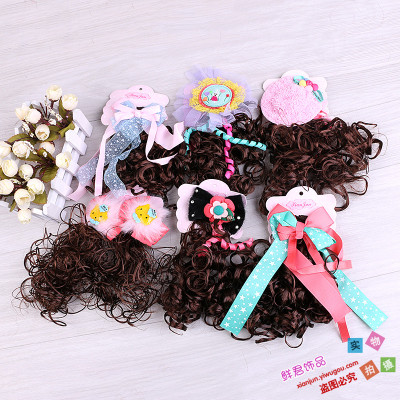 Child hair accessories hair clip hair clip girl girl hair card baby princess headdress.