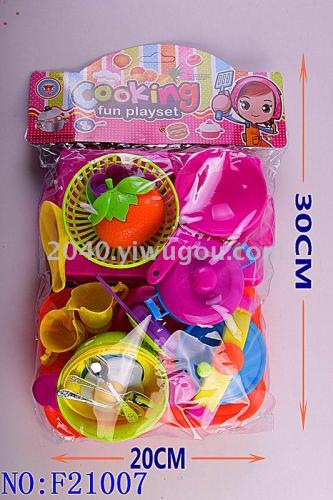 play house children‘s kitchen toys boys and girls play house cooking toys set