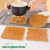 Wooden Cartoon Hollow Mat kitchen anti-ironing non-slip Mat bowl mat pot cushion Table Cushion Cup mat