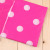 Pink Birthday Party Tablecloth One-Time Tablecloth Plastic Tablecloth Household Waterproof Thickened Tablecloth