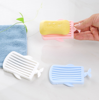 Whale soap box creative bathroom plastic box toilet simple soap rack soap holder