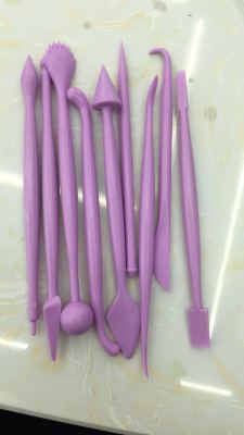 9 pieces of clay molding tool, cake spot flower tool