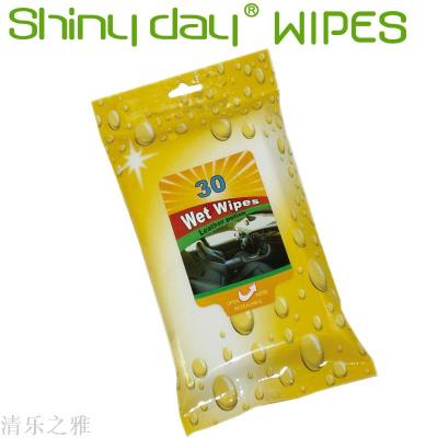 30 pieces of clean leather wipes