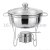 Stainless Steel Buffet Stove round Double-Layer Alcohol Stove Insulated Fish Stove Hot Pot Stove