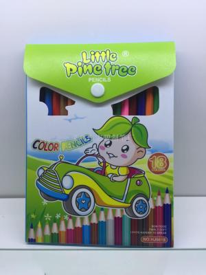 Small pine HJ-6618 Children color pencil pp Boxed painting color lead manufacturers OEM
