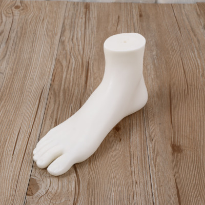 Ordinary White Small Foot Model Display Socks Model Socks Mold Foot Model Cotton Socks Foot Model