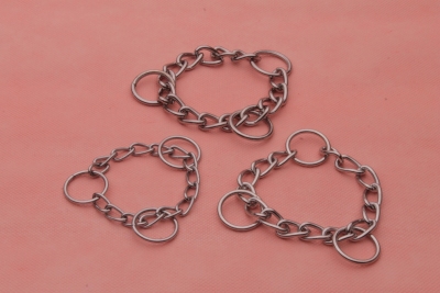 Chromium electroplating three-ring chain