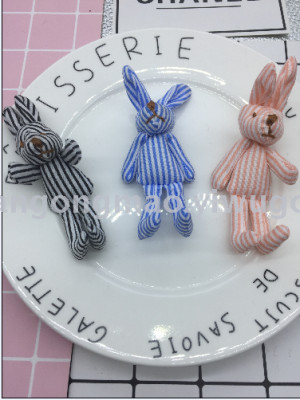 Small rabbit handmade DIY jewelry Crafts Clothing Accessories pendant 192 (14)