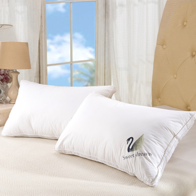 Five-star hotel genuine cotton three-dimensional pillow high elastic neck pillow 