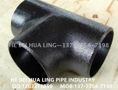 Factory direct sales welding tee high temperature resistant carbon steel welding reducing tee large diameter tee
