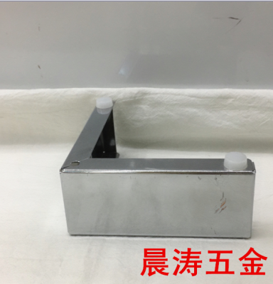 Cabinet foot (iron) 099-12*12 side 2 in 1.2 thick hardware accessories