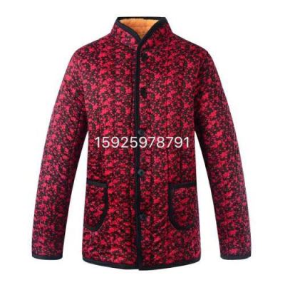 Cotton - padded jacket for old people winter coat padded jacket Mother warm thanks padded jacket with wool