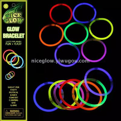 Fluorescent stick three-pack bracelet hardcover luminous rod Manufacturers Direct Sales