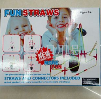 Crazy Straw Selling Well All over the World DIY Any Combination American DIY Straw Promotional Gift Set