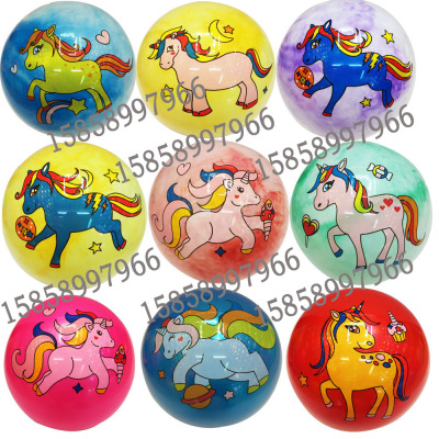 Lovely Decal Balls with unicorn pony Designs