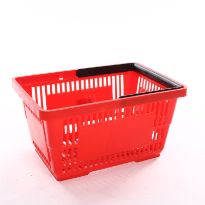Supermarket Shopping Basket Shopping Mall Portable Basket KTV Wine Plastic Basket Thickened Household Vegetables Basket