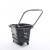 Luxury Four-Wheel Supermarket Shopping Basket Trolley Foldable Shopping Basket Shopping Cart Plastic Hand Basket