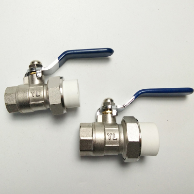 PPR single inner silk ball valve brass valve DN20DN25