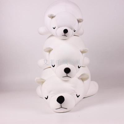 Polar bear party down cotton pillow doll pillow plush toys