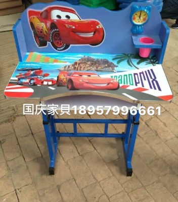 National Day furniture factory direct selling cartoon students learning desk afthirty desk foreign trade desk chair