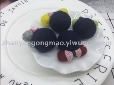 Mickey bow tie wool felt poked music handmade DIY accessories crafts clothing accessories pendant accessories 198.20