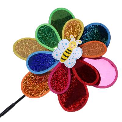 Creative double sequins plus design outdoor decoration big windmill stall hot selling children toys manufacturers direct