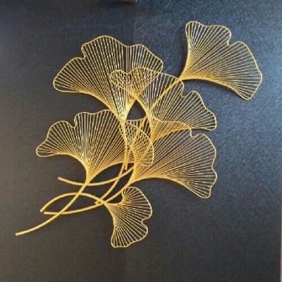 Handmade Wrought Ginkgo Leaf