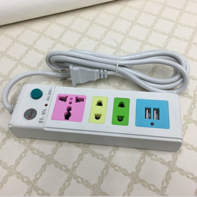 Dual USB cable socket Taiwan Philippines Thailand multi-socket outlet