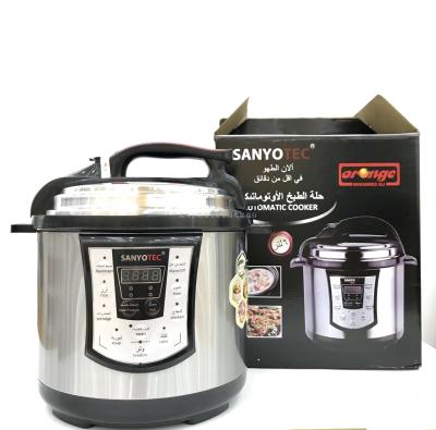 All English Arabic stainless steel electric pressure cooker export 6L 1000W