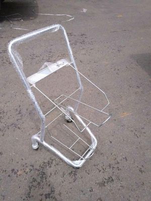 Shopping cart, shopping cart, shopping basket cart, two layers of cart KTV cart