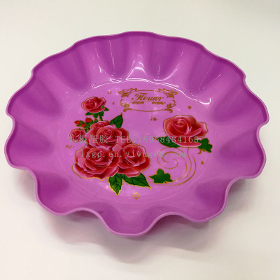 Snack plate plastic dish multifunctional candy dry fruit plates XG227 002