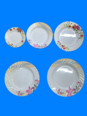 Imitation of ceramic dishes in stock of kidney plate