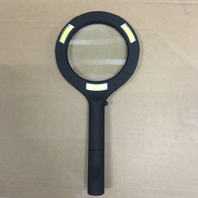 Magnifying glass with flashlight COB amplifier flashlight 'handheld flashlight manufacturers direct sales