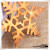 Snowflake Accessories Gold-Plated Alloy Snowflake Accessories Christmas Decoration Accessories Factory Direct Sales Alloy Accessories