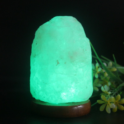Natural shape USB night light Himalayan salt lamp salt crystal light car computer