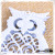 White Owl Diy Ornament Multi-Layer Metal Materials Accessories