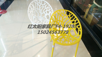 Fashion simple plastic dining chair home creative leisure chairs hollow chairs outdoor plastic chair