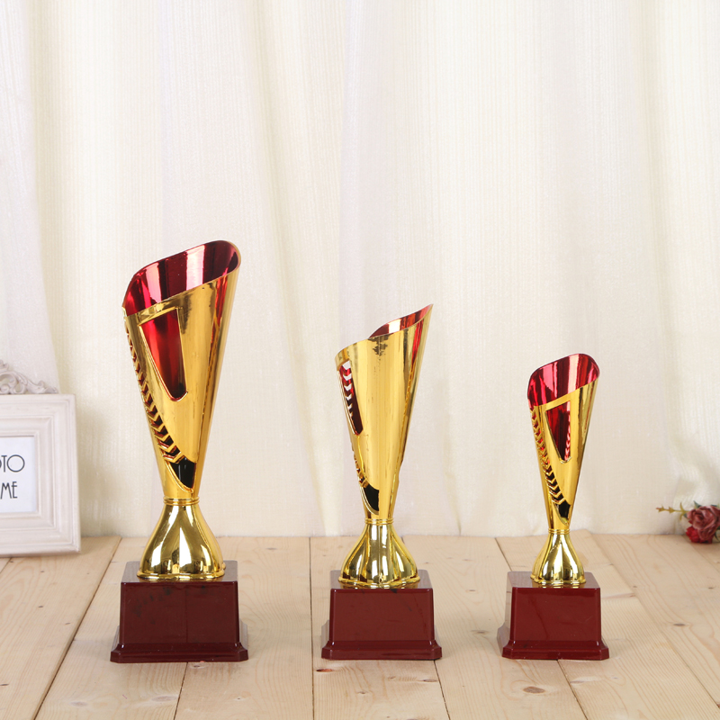 塑料奖杯 圆筒奖杯 彩色奖杯