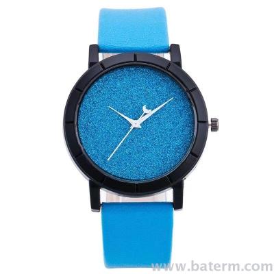 Korean fashion BlingBling Star without scale belt ladies watch student watches