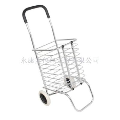 Aluminum alloy shopping cart, grocery cart folding luggage cart manufacturer direct batch