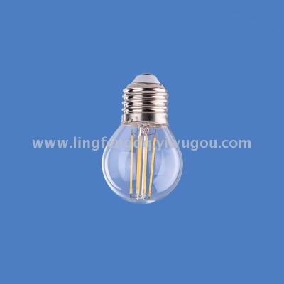 G45LED filament energy-saving lamp bulb 2W4W6W white warm light