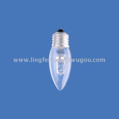 Halogen bulb C35 E14 lamp cap small screw tip battery lamp small lamp manufacturers