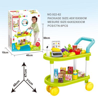 Music fruit cart with lights 2 PCS 5 battery table