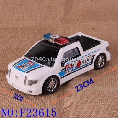 Hot sale stalls children 's toys wholesale inertia toy car pickup police car F23615