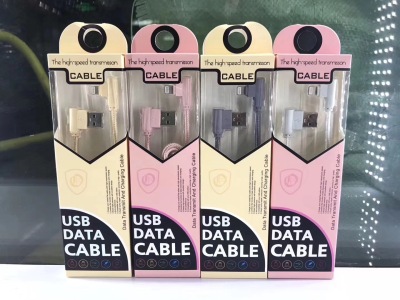 The new 1-meter elbow data cable is universal for android and apple type-c