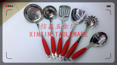 Stainless steel cutlery kitchenware hotel supplies - full circle red kitchenware (high grade)