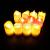 Plastic Rose Electronic Candle Swaying Candle With Remote Control Candle
