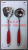 Stainless steel cutlery kitchenware hotel supplies - full circle red kitchenware (high grade)
