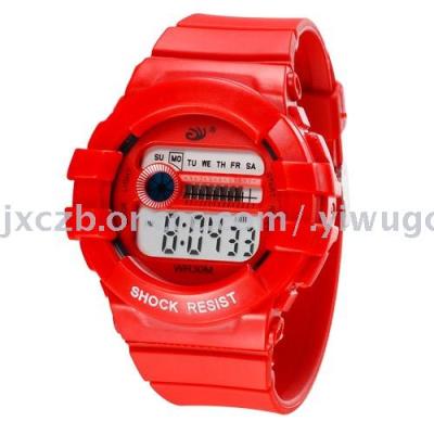 Sell student boxed candy color waterproof watch